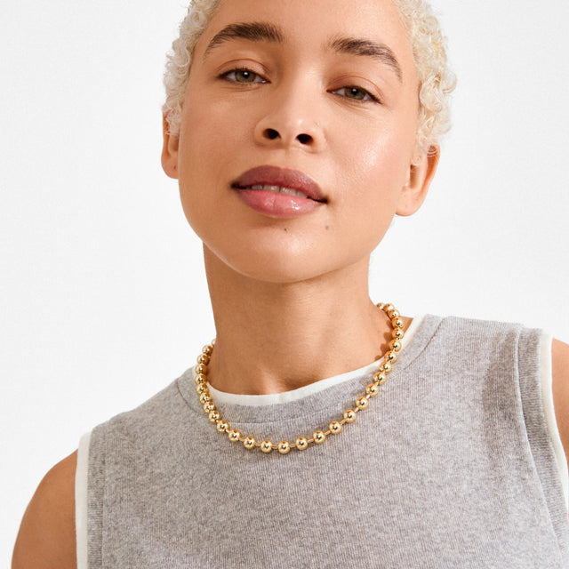 Pilgrim Air Necklace Gold Plated
