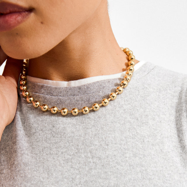 Pilgrim Air Necklace Gold Plated