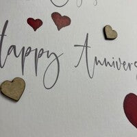 WC Daughter & SIL 1st Anniversary Heart Card