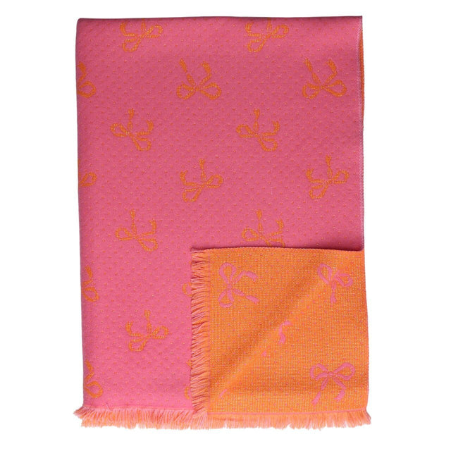 Bows Scarf - Orange/Pink