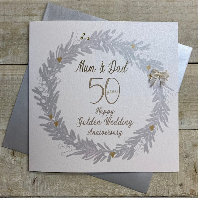 WC Mum & Dad Golden Anniversary Card - Large