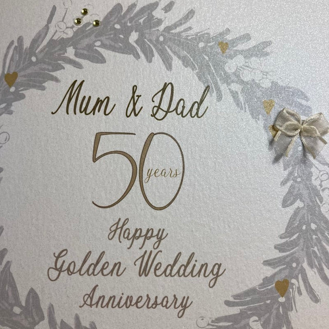 WC Mum & Dad Golden Anniversary Card - Large