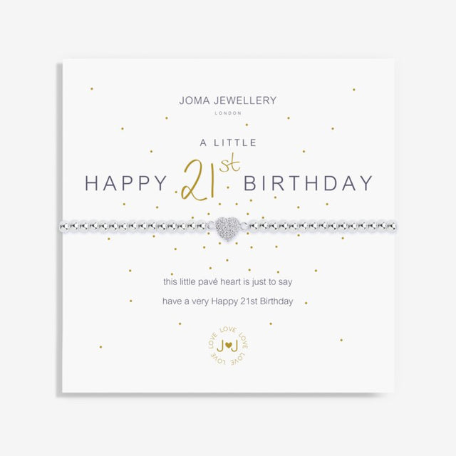 Joma 'Happy 21st Birthday' Bracelet