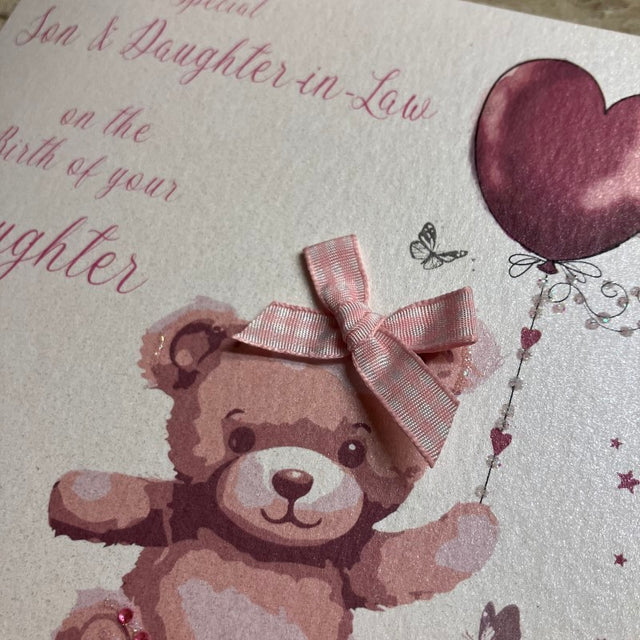 WC Son & DIL Birth Of Your Daughter Card