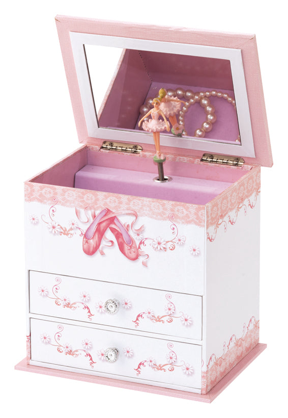 Ballet Pumps Musical Jewellery Box