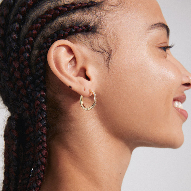 Pilgrim True Hoop Earrings - Gold