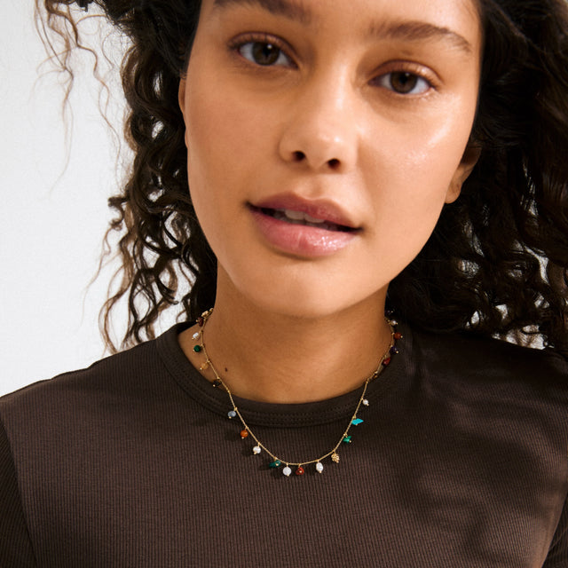 Pilgrim Between Necklace - Gold