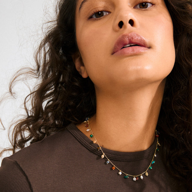 Pilgrim Between Necklace - Gold