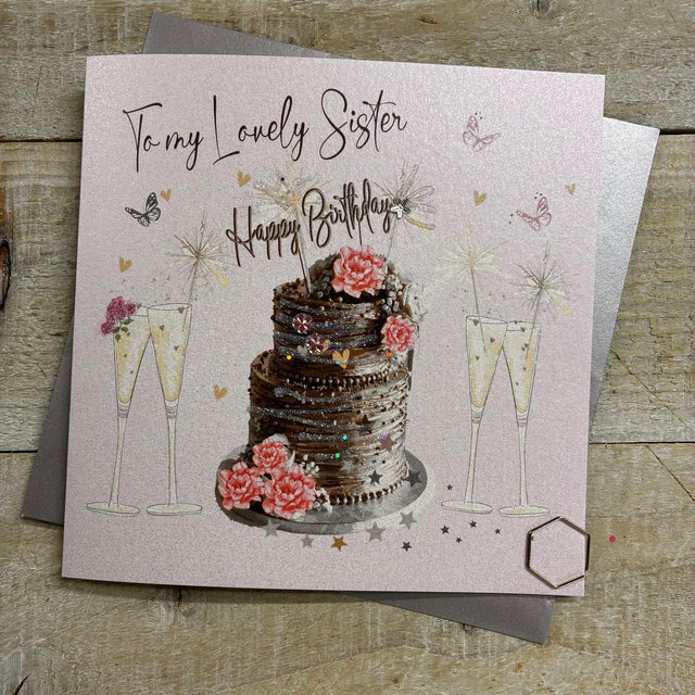 Lovely Sister Birthday Card