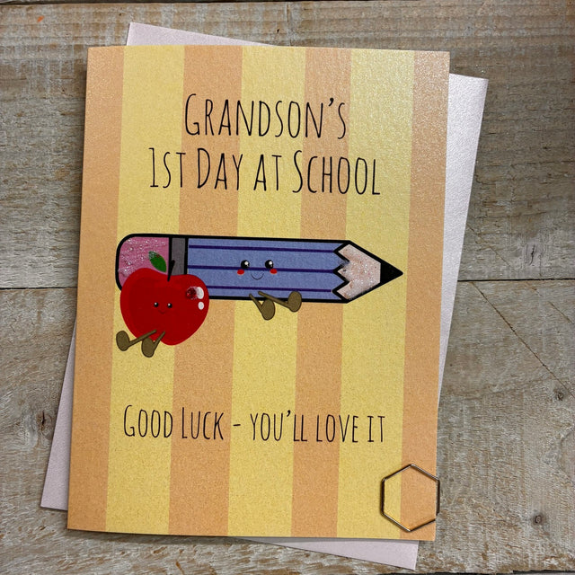 Grandson's 1st Day At School