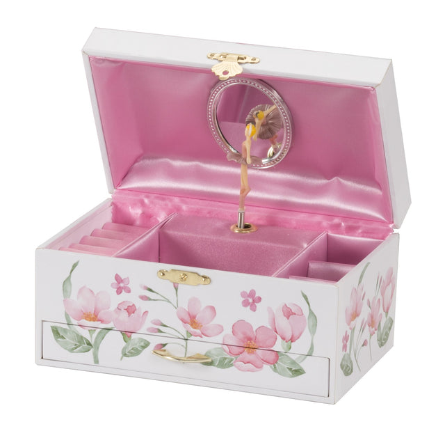 Ballerina Tulip Musical Jewellery Box Large