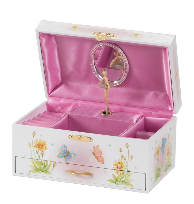 Ballerina Sunflower Musical Jewellery Box Large