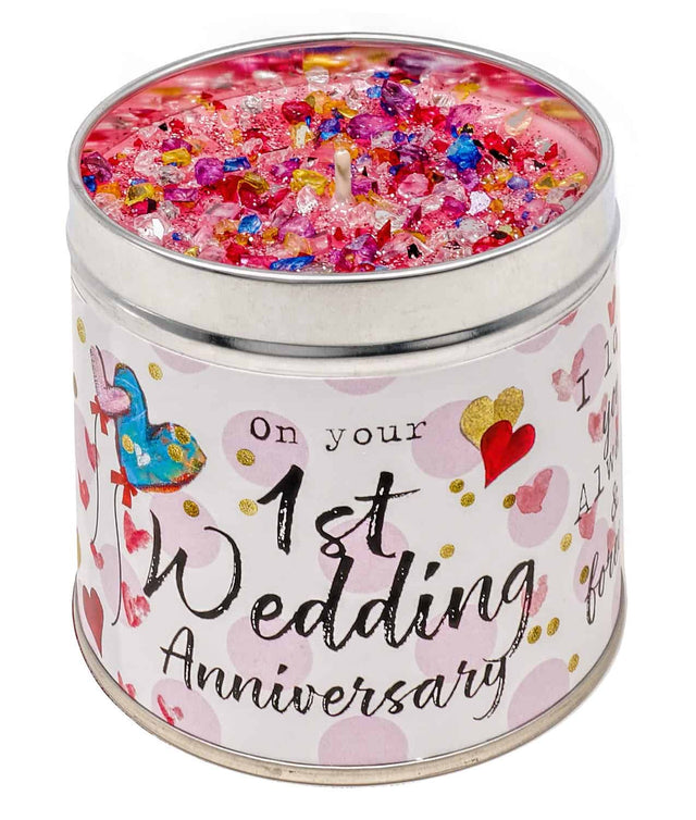 Just Because First Anniversary Candle