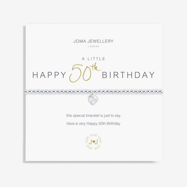 Joma 'Happy 50th Birthday' Bracelet