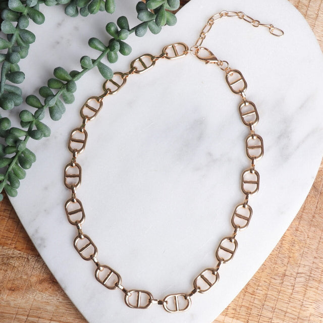 Double D Necklace - Gold