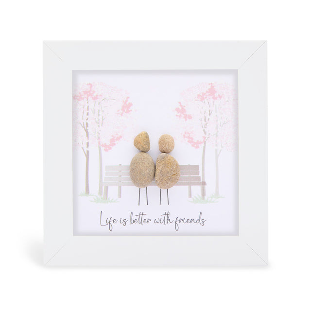 Mini Pebble Picture - Life with Friends
