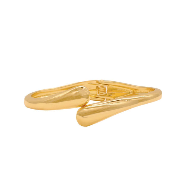 Teardrop Bangle - Gold