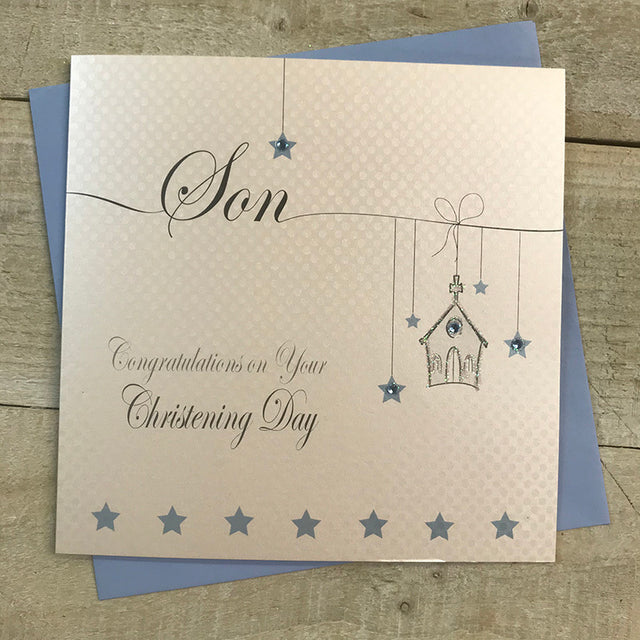 Christening Son Card