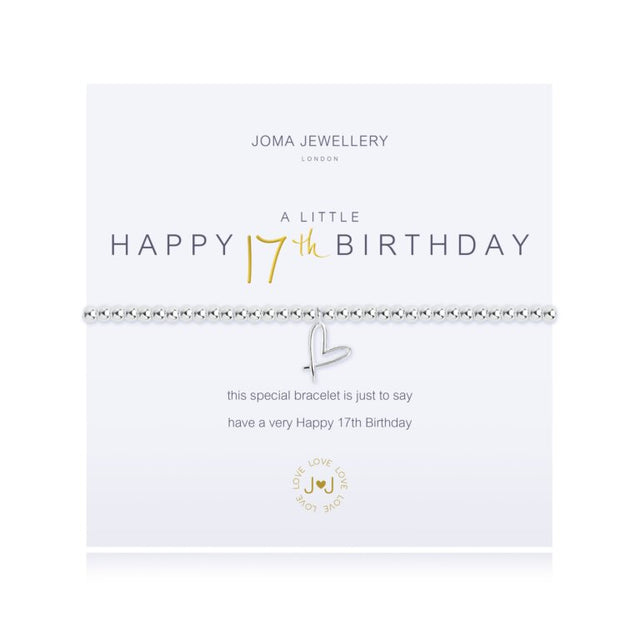 Joma Happy 17th Birthday Bracelet
