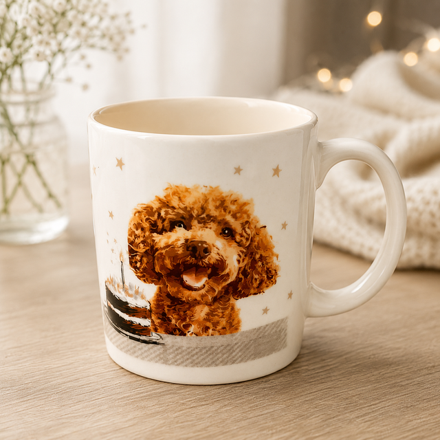 Bone China Dog Mug