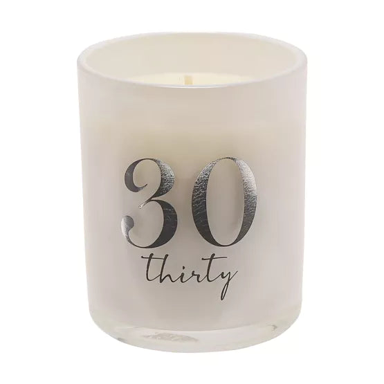 30th Birthday Champagne Candle