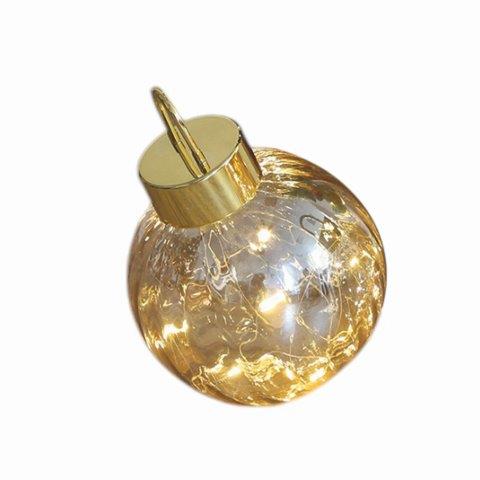 LED Gold Bauble Deco Gold 20cm