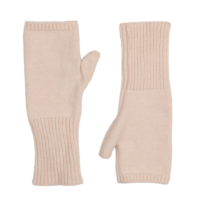 Fingerless Gloves - Cream