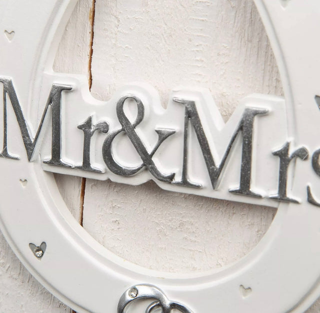Mr & Mrs Wedding Horseshoe