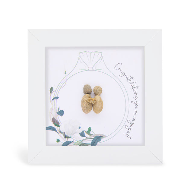 Mini Pebble Picture - Engagement