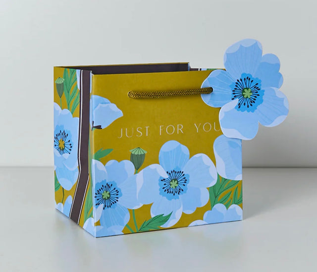 Blue Poppy Gift Bag - Mug
