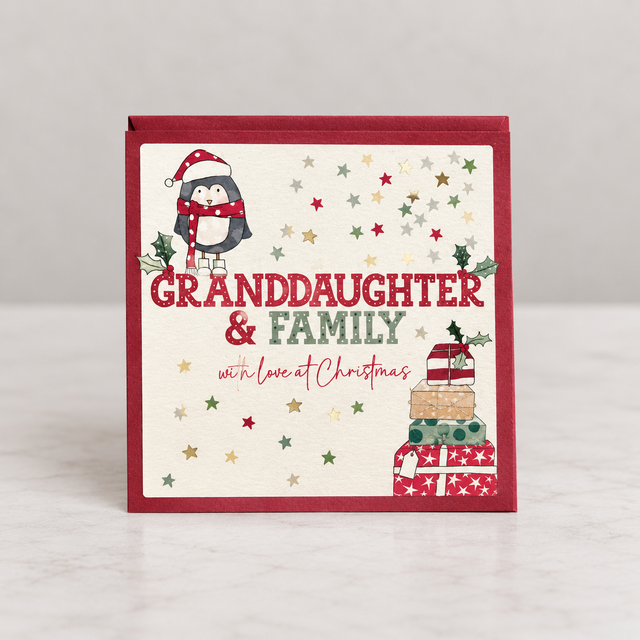 Granddaughter & Family Christmas Card