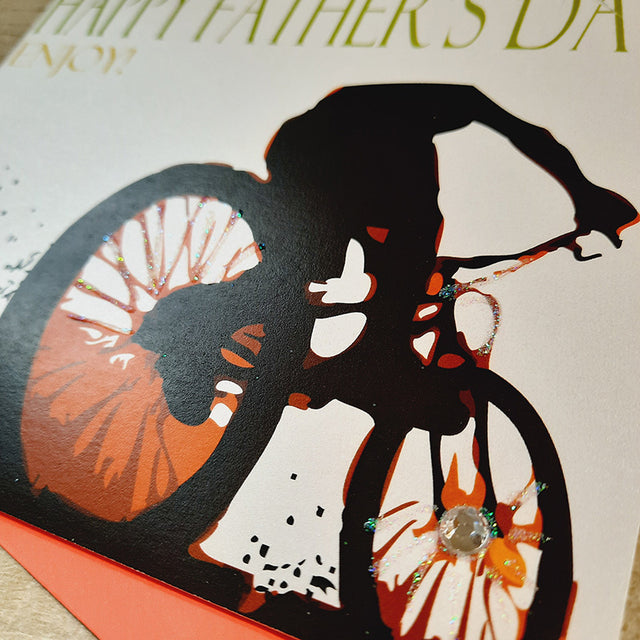 WC Fathers Day Card - Bike