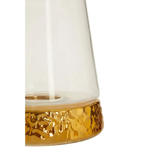 Gold Hurricane Candle Holder - Large