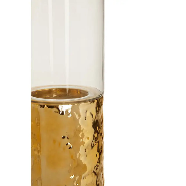 Pillar Gold Candle Holder - Medium