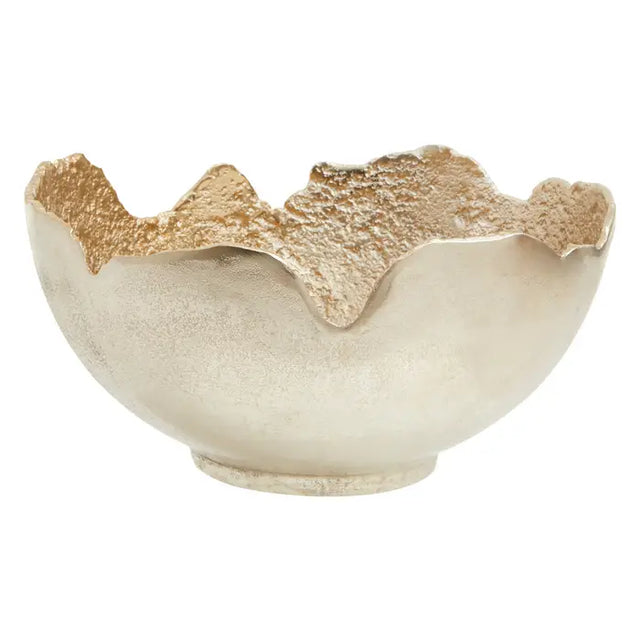 Dion Two Tone Silver & Gold Bowl - Large