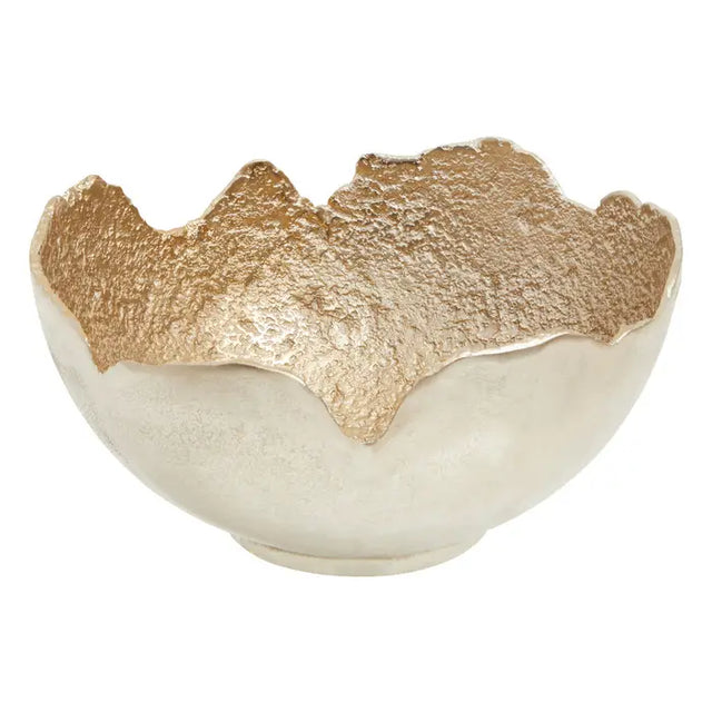 Dion Two Tone Silver & Gold Bowl - Large