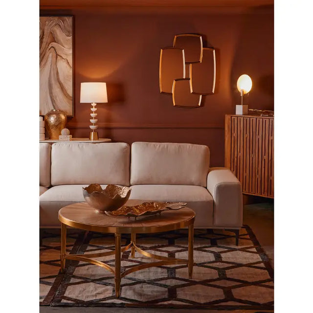 Dion Two Tone Silver & Gold Bowl - Large