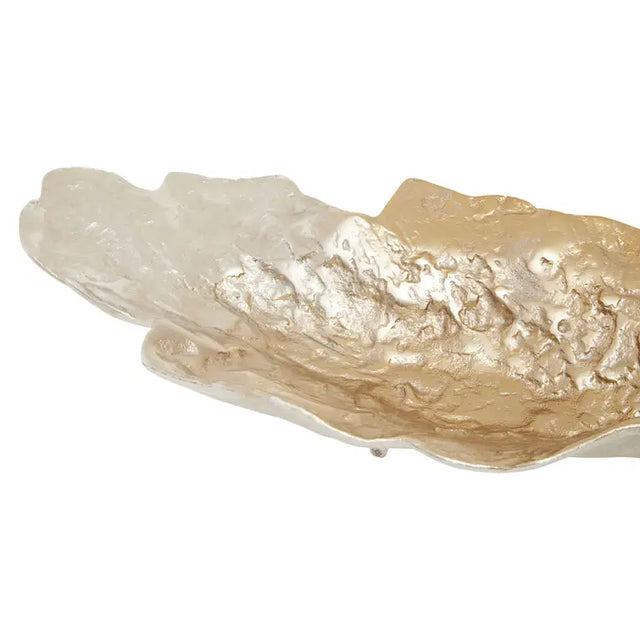 Dion Ombre Siler and Gold Finish Dish - Small
