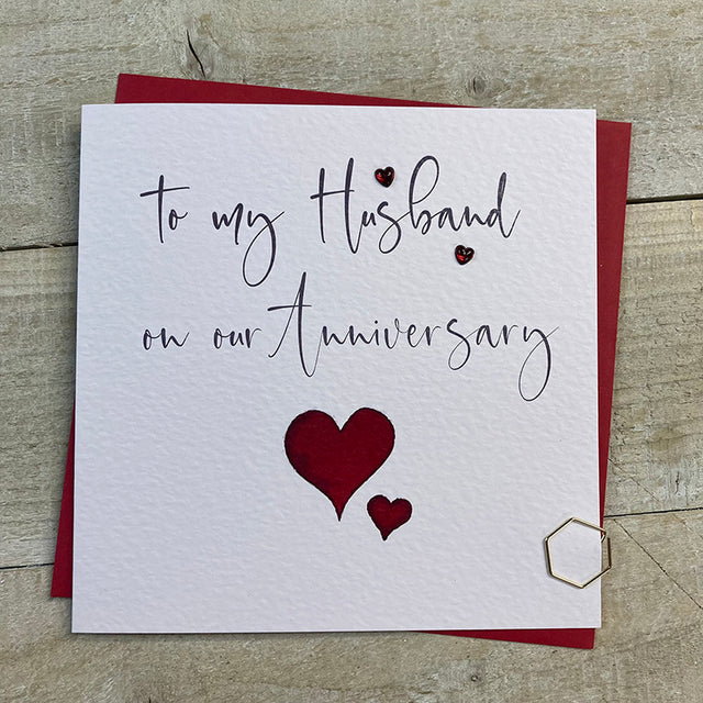WC Husband Anniversary Heart Card