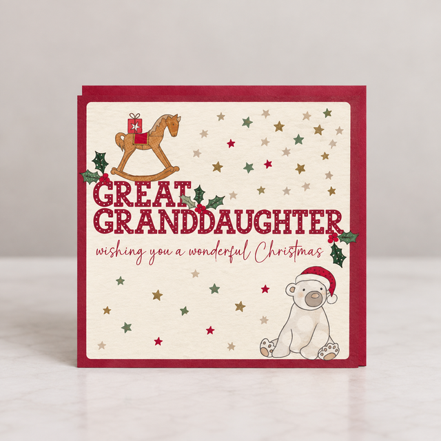 Great Granddaughter Christmas Card