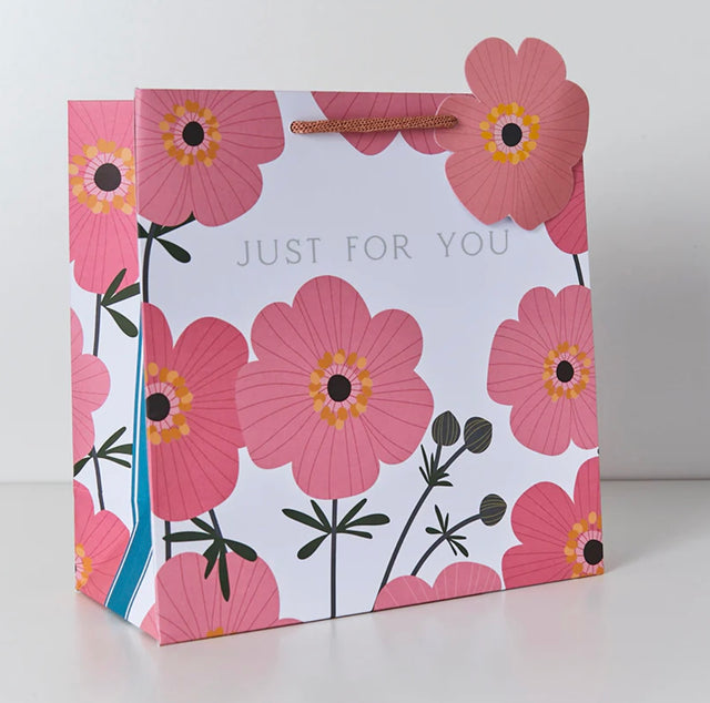 Pink Cosmos Gift Bag - Medium