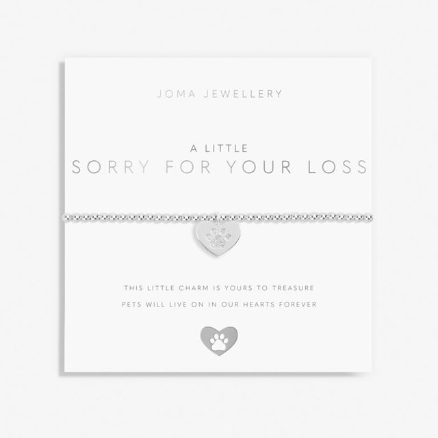 Joma 'Sorry For Your Loss' (paw print) Bracelet