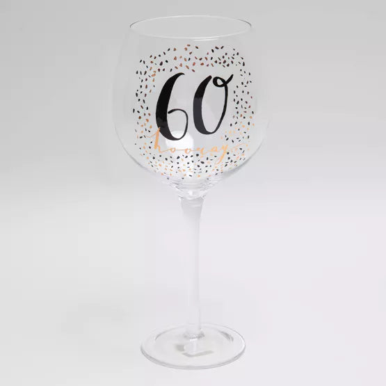 60th Birthday Gin Glass