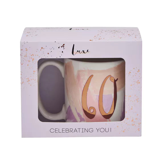 60th Birthday Brushstrokes Mug