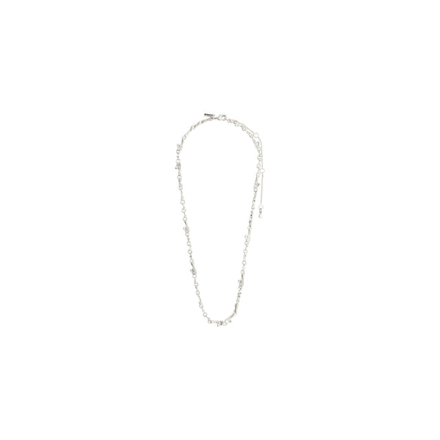 Pilgrim Hallie Organic Necklace - Silver