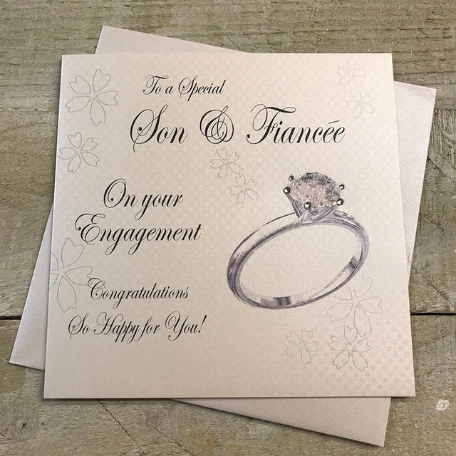 WC Engagement Ring Son & Fiancee Card
