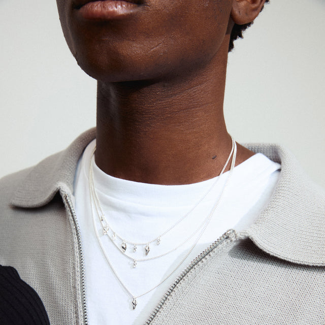Pilgrim Jules Necklace Silver Plated