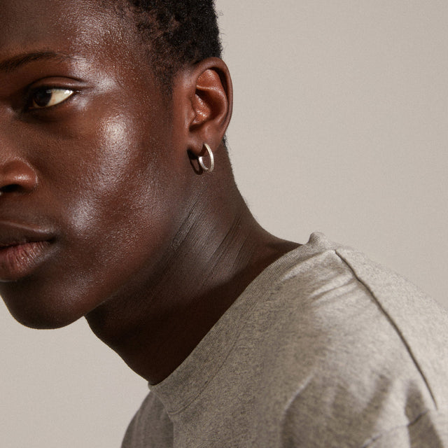 Pilgrim Dominique Hoop Earrings - Silver