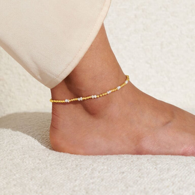 Joma Gold & Pearl Anklet