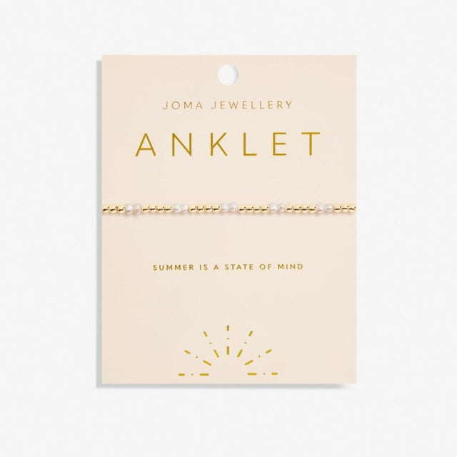 Joma Gold & Pearl Anklet